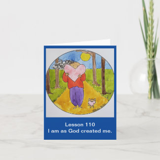 En kurs i spegelvänt, mappat anteckningskort