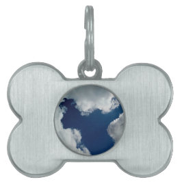 En kurva i molnen ID-bricka husdjur