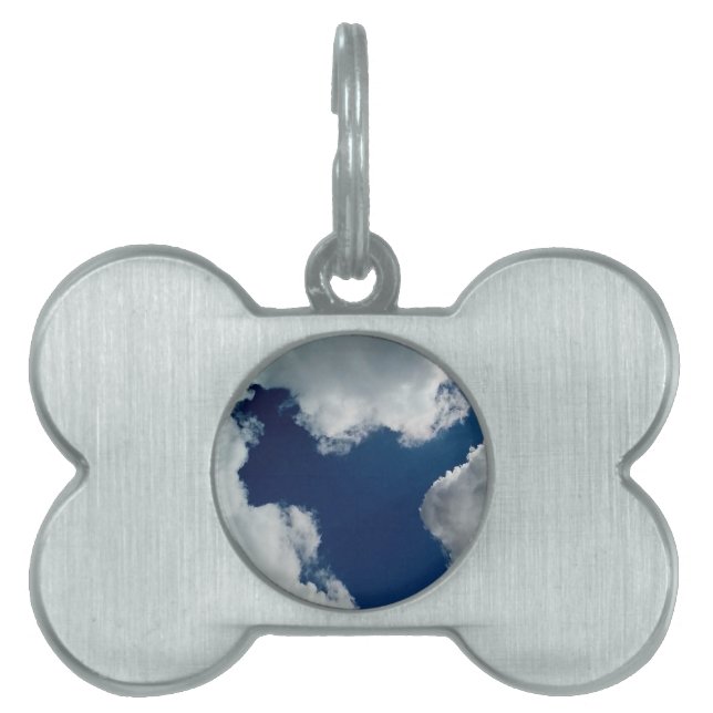 En kurva i molnen ID-bricka husdjur (Framsidan)