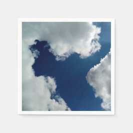 En kurva i molnen pappersservett