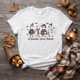 En kvackande bra höst Söta ankor Höst T Shirt