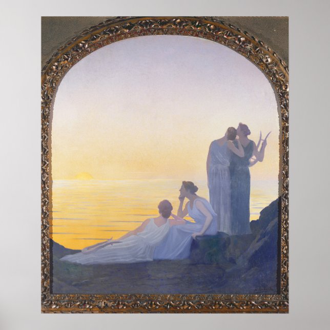 En kväll i antikens tider, 1908 poster (Framsidan)