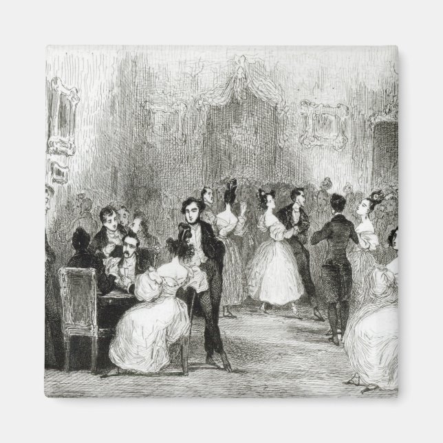 En kväll i huset av Charles Nodier 1831 Magnet (Framsidan)