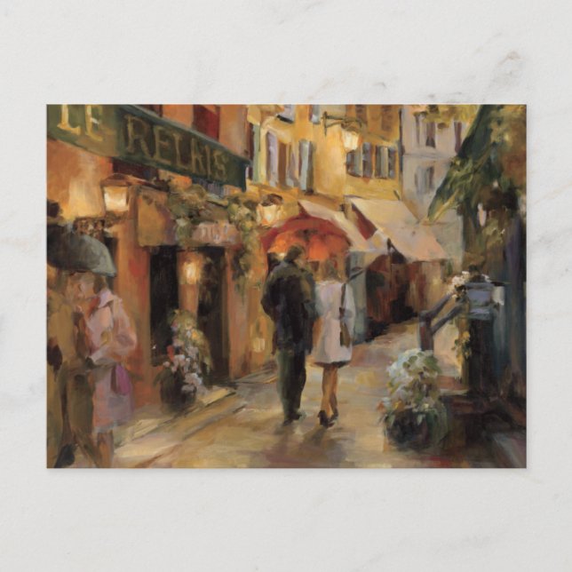 En kväll i Paris Vykort (Framsida)