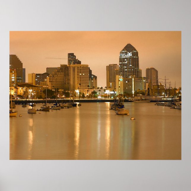 En kväll i San Diego Poster (Framsidan)