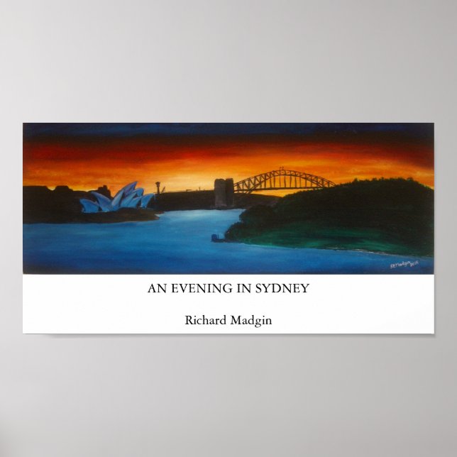 En kväll i Sydney Poster (Framsidan)