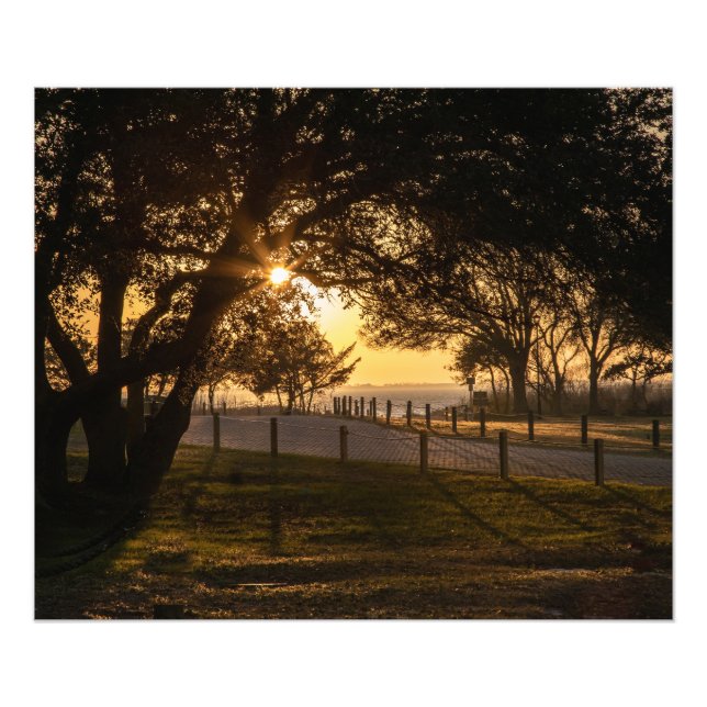 En kväll på valbarhuvud fototryck (Framsidan)