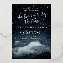 En kväll under Stars Prom-inbjudan