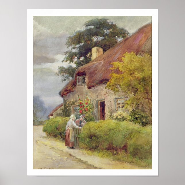 En kvällskvaller poster (Framsidan)