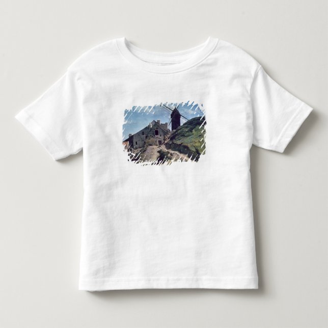 En kvarn på Montmartre, 1840-45 Tee Shirt (Framsida)