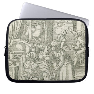 En kvinna i arbetet, illustration från kapitel 2, laptop sleeve