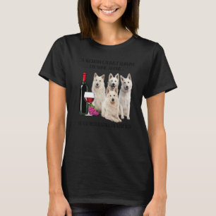 En kvinna kan inte Överleva på Vin Ensam Berger Bl T Shirt