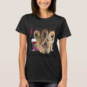 En kvinna kan inte Överleva på Vin Ensam Eurasier T Shirt