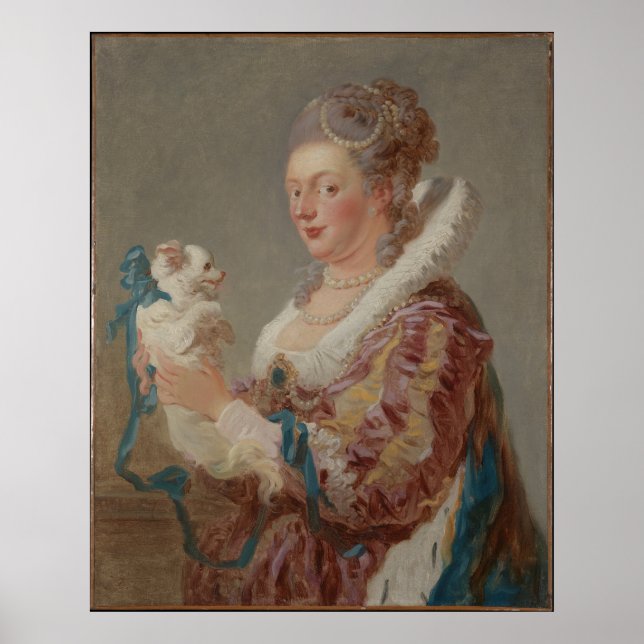 En kvinna med en Hund Poster (Framsidan)