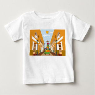 En kvinna med en skål frukt i Colombia T Shirt