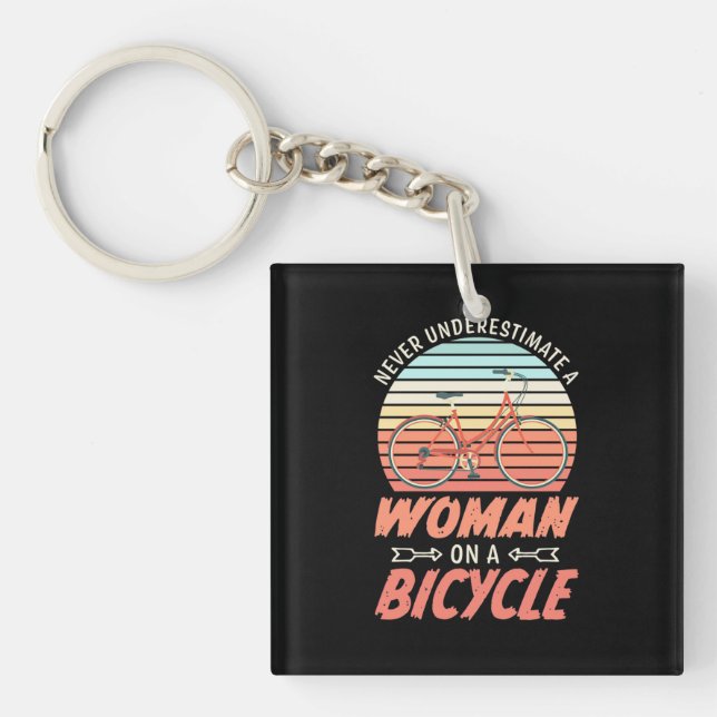 En kvinna på en cykel (Framsidan)