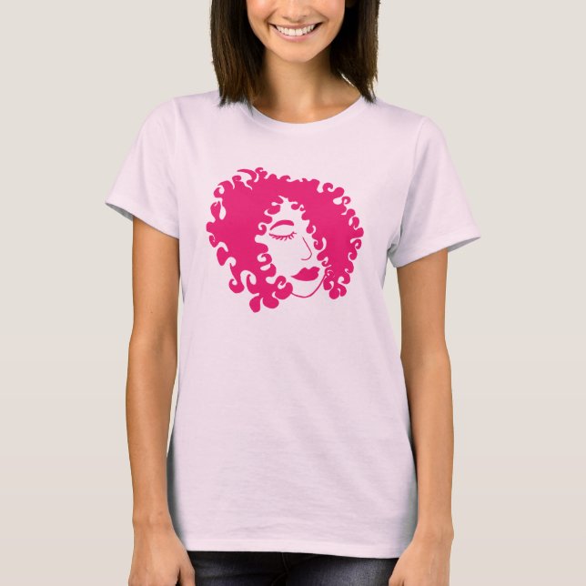 En kvinnanågot liknande dig t-shirt (Framsida)