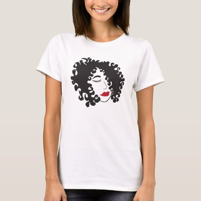 En kvinnanågot liknande dig tee (Framsida)