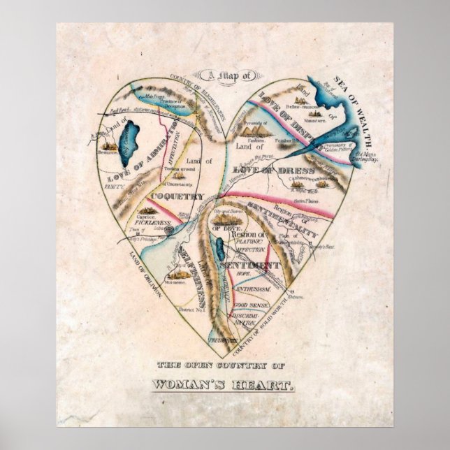 En kvinnas hjärta Poster (Framsidan)