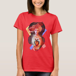En kvinnas hjärta t shirt