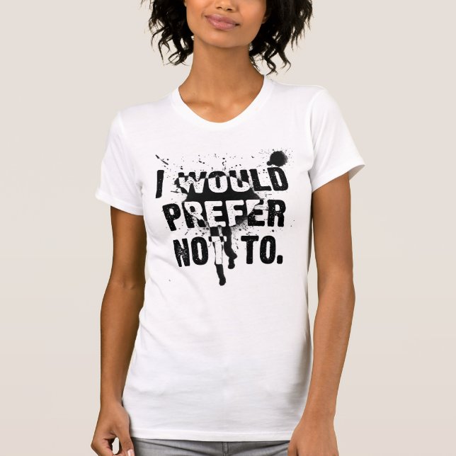 En kvinnas plats t shirt (Framsida)