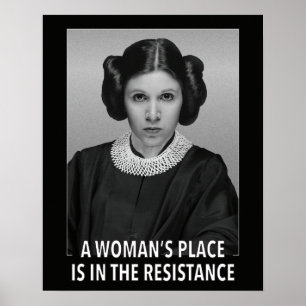En kvinnas Ställe är i motståndsrörelsen: RBG-modu Poster