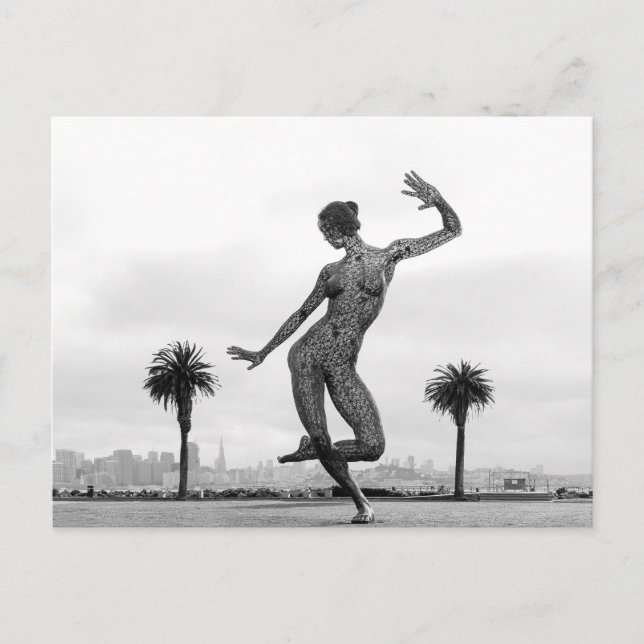 En kvinnas styrka vykort (Framsida)