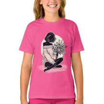 En kvinnas tysta reflektion