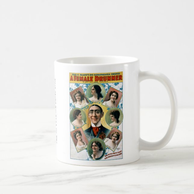 En kvinnlig handelsresande kaffemugg (Höger)