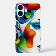 En kvinnlig iphone case