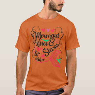 En kvinnlig PerfektMermaid Kisses amp Starfish Wi T Shirt