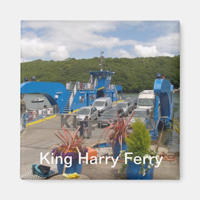En kylmagnet för fläkt på Kung Harry Ferry Magnet (Framsidan)