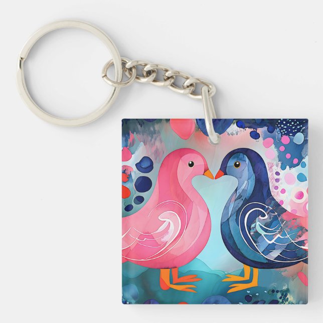 "En kyss i Feathers" Glad Alla hjärtans dag (Framsidan)