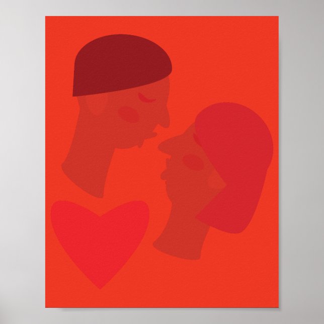 En kyss poster (Framsidan)