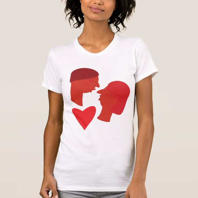 En Kyss T Shirt (Framsida)