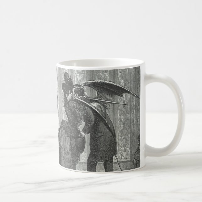 En kyssVictorian/en gotisk bevingad vampyr Kaffemugg (Höger)