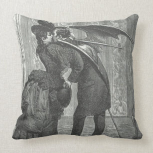 En kyssVictorian/en gotisk bevingad vampyr Kudde