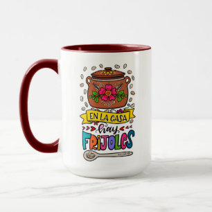 En La Casa Hay Frijoles, hand plockade Mugg