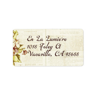 En La Lumiere Returadress september 2012 Adressetikett