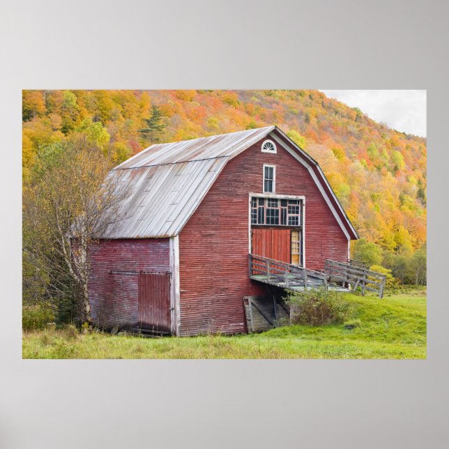 En lada i Vermonts Green Mountains. Hancock, 2 Poster (Framsidan)