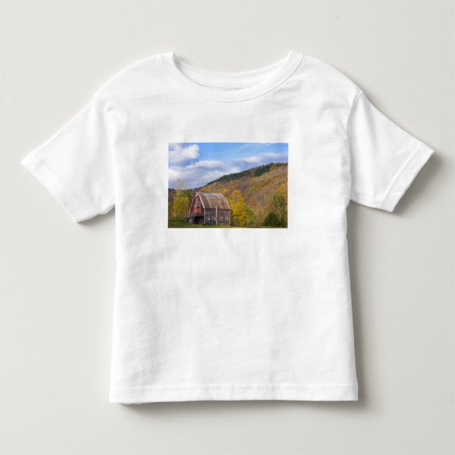 En lada i Vermonts Green Mountains. Hancock, 3 T-shirt (Framsida)