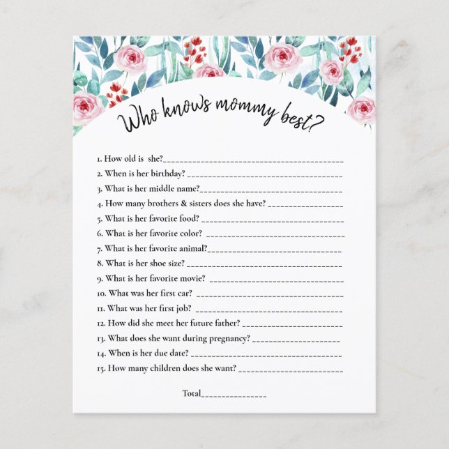 En lakan av papper med matchen för en babydusch. (Framsida)