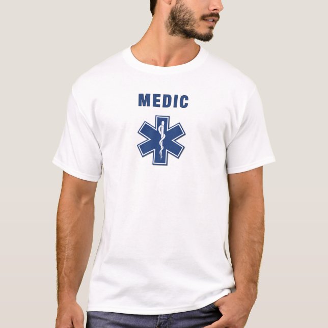 En läkarestjärna av liv tee shirt (Framsida)