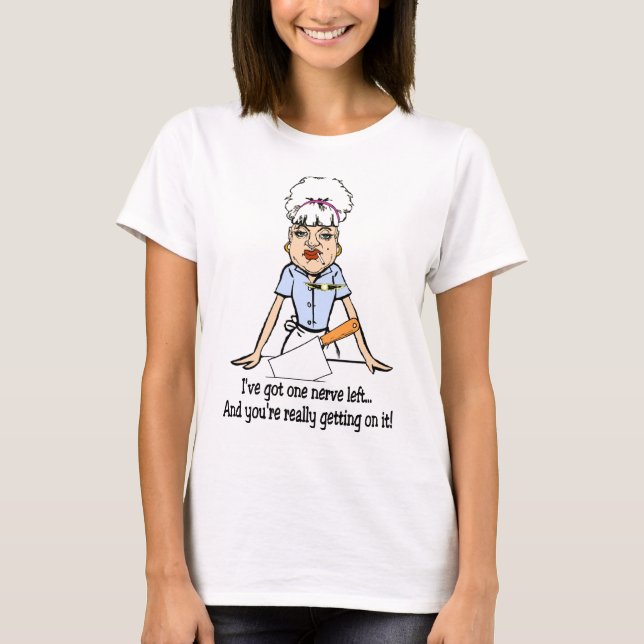 en lämnad nerv tee shirt (Framsida)