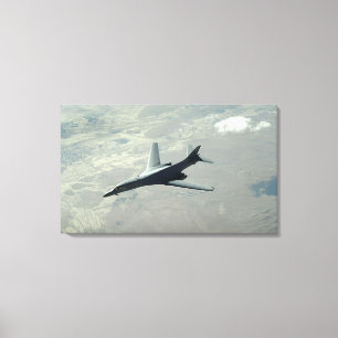 En Lancer för US-flygvapen B-1B på en stridpatru Canvastryck