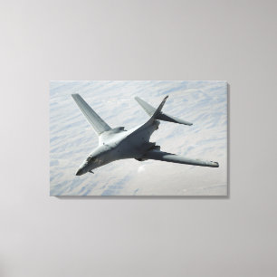 En Lancer för US-flygvapen B-1B på en stridpatru Canvastryck