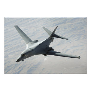En Lancer för US-flygvapen B-1B på en stridpatru Fototryck