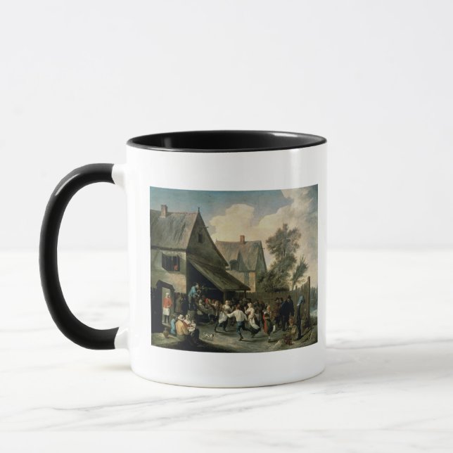 En landdans mugg (Vänster)