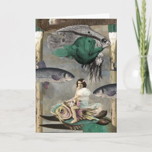 En landfullt av fisken, Digital Collage, Kort