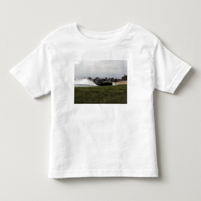 En landningsbåt luft-kudde kommer i land t shirt (Framsida)
